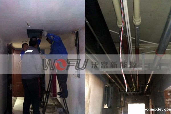 空气源热泵室内安装